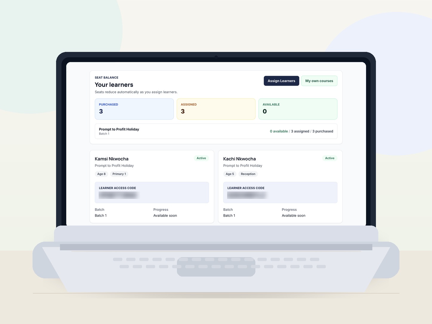 Family Dashboard for Children's Online Learning in Nigeria: Why Parents Need One